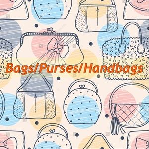 Bags, handbags, purses, etc.